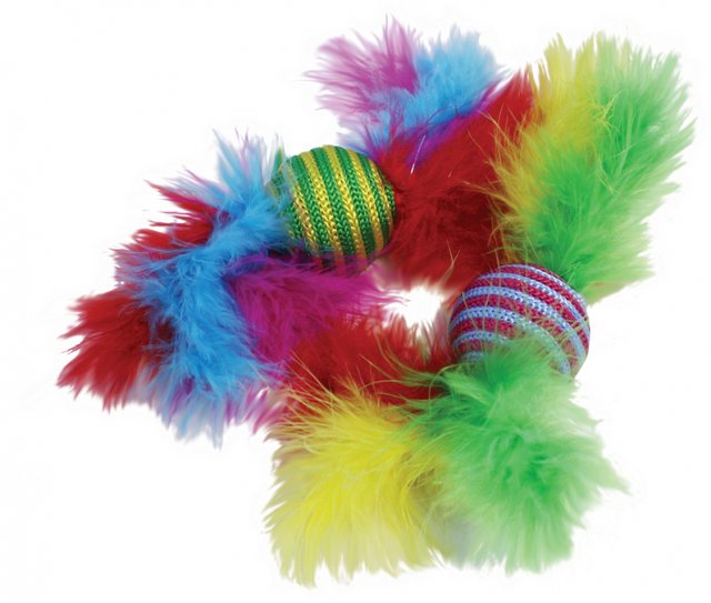 HAPPYPET Carnival Cat Rattler 2 Piece