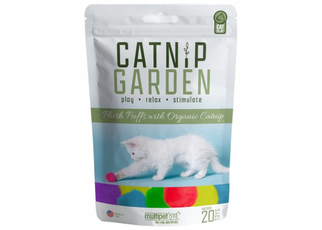 HAPPYPET Organic Catnip Garden Puffs 20 Pieces