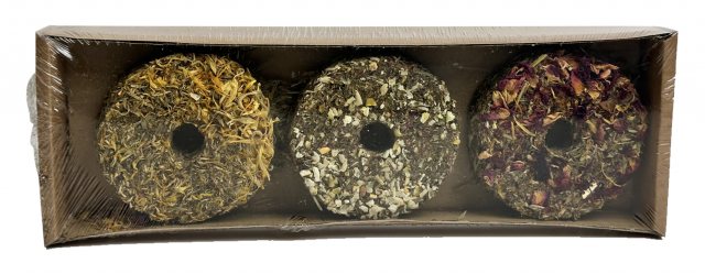 HAPPYPET Forage Donuts Treat 3 Pack