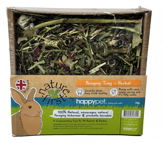 HAPPYPET Herbal Foraging Tray Treat