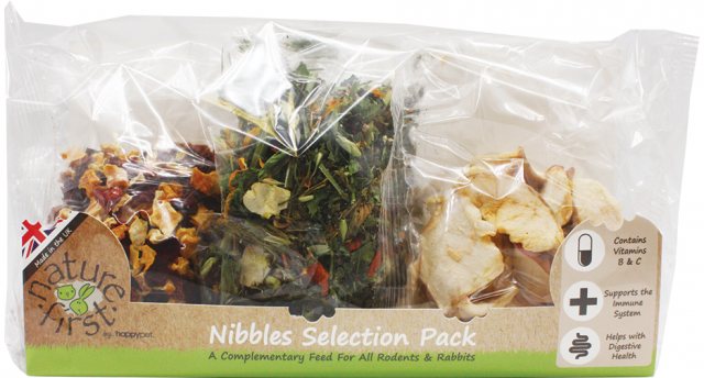 HAPPYPET Natures First Nibbles Selection Pack 100g