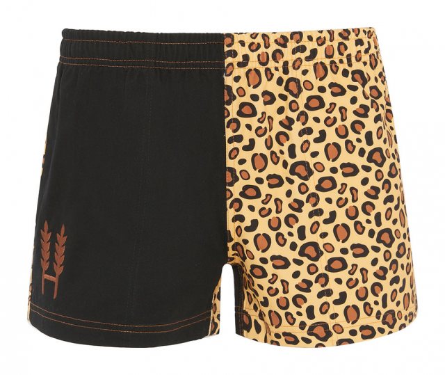 Hexby  Hexby Harlequin Zip Shorts Leopard Print