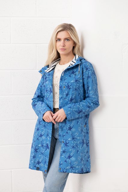 Lighthouse   Lighthouse Beachcomber II Long Coat Marine Blue