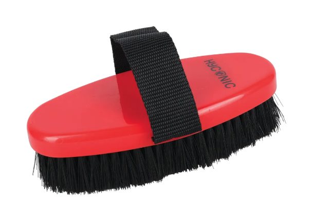 HY Equestrian Hyconic Body Brush Red