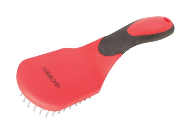 HY Equestrian Hyconic Mane & Tail Brush Red/Black