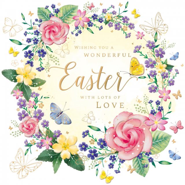 Easter Flowers Card