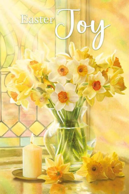 Easter Joy Daffodils Card