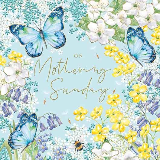 Mothering Sunday Butterflies Card