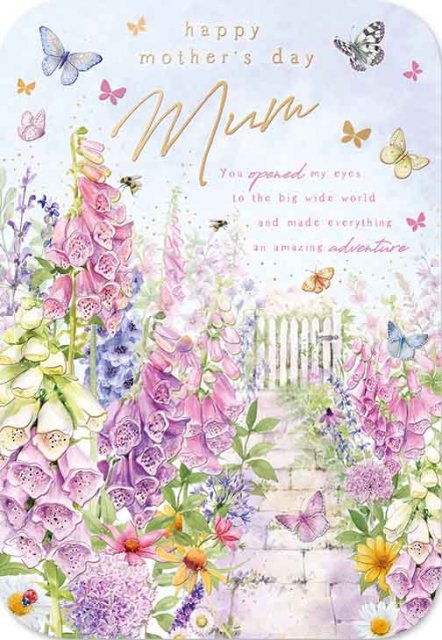 Happy Mother's Day Mum Lavender Garden Card