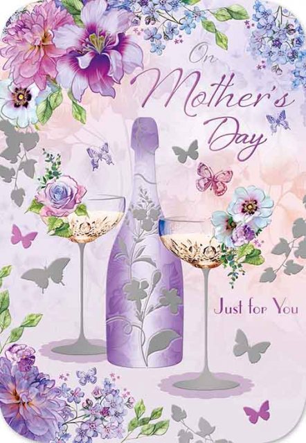 Mother's Day Two Glasses Card