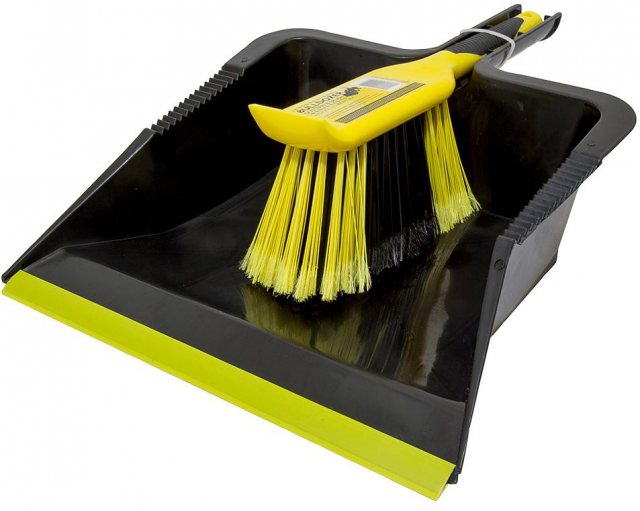 Bulldozer Dustpan & Brush