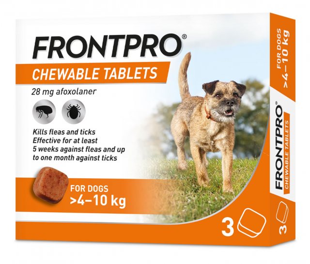 Frontpro Chewable Flea & Tick Tablets For Dogs