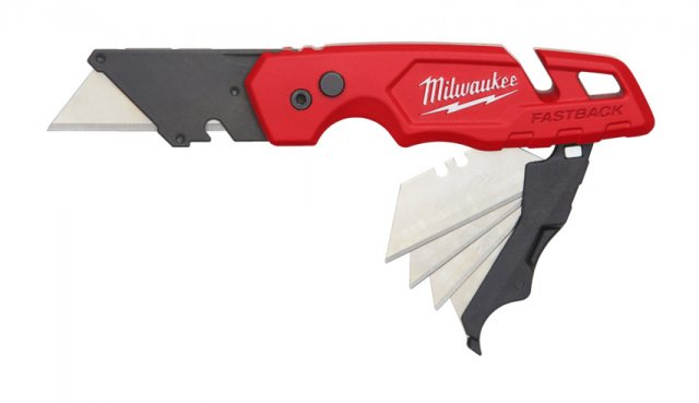 MILWAUKE Milwaukee Fastback Flip Utility Knife With Blade Storage