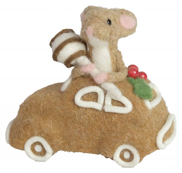 Ascalon Ascalon Mouse In Car With Lolly Brown