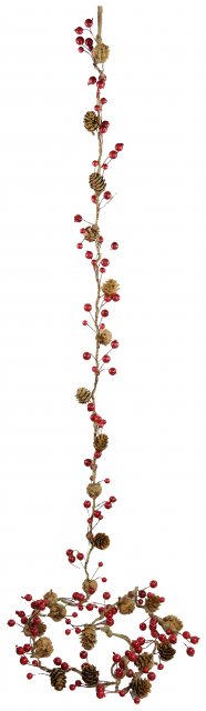 Ascalon Ascalon Red Berry & Pinecone Garland 200cm