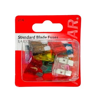 Standard Blade Fuses 3/4/7.5/10/15/20 Amp