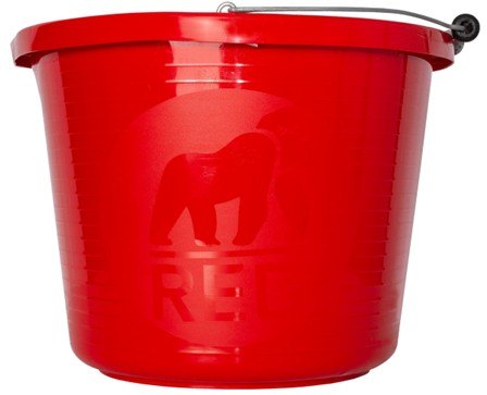 REDGORIL Red Gorilla Premium Bucket Red