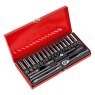 *SOCKET SET 41PC 1/4IN