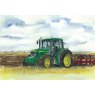 CARD JOHN DEERE PLOUGHING