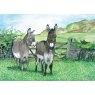 CARD DONKEYS BY WALL