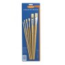 PAINT BRUSH 6PK ROUND FITCH