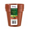 POT PLASTIC 5"/12.7CM PK5 TERRACOTTA