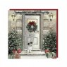 XMAS CARD 6PK HOME FOR XMAS