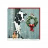 XMAS CARD 6PK PEEKABOO