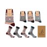 *SOCKS MNS NATURAL PRINT