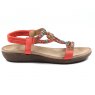 Lunar Lunar Mariella Beaded Sandal Orange