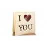 *CARD I HEART YOU TWEED