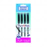 GEL PEN BLACK 4PK JIFFY