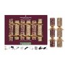 XMAS CRACKER BURGUNDY ROBIN 8PK