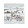 XMAS CARD 6PK WHITE CHRISTMAS