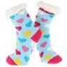 Nuzzles Nuzzles Fleece Heart Sock Assorted