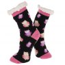 Nuzzles Nuzzles Fleece Owls Sock Assorted