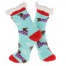 Nuzzles Nuzzles Fleece Sausage Dog Sock Assorted