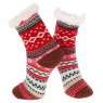 Nuzzles Fleece Nordic Stripe Sock Assorted