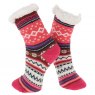 Nuzzles Fleece Nordic Stripe Sock Assorted