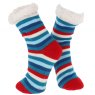 Nuzzles Nuzzles Fleece Striped Sock Assorted