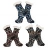 Nuzzles Nuzzles Fleece Aztec Sock Assorted