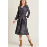 Brakeburn Brakeburn Annie Wrap Dress Navy