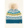 HAT FAIRISLE KNIT LDS MULTI