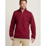 SWEATSHIRT 1/4 ZIP XXL BURGUNDY