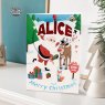 Personalised Bauble Christmas Card A