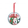 Personalised Bauble Christmas Card H