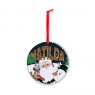 Personalised Bauble Christmas Card M