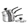 Prestige Steel Cookware Pan Set 3 Piece