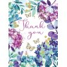 CARD BUTTERFLIES & FLORAL BORDER DJ