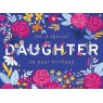 CARD DAUGHTER FLORAL DJ